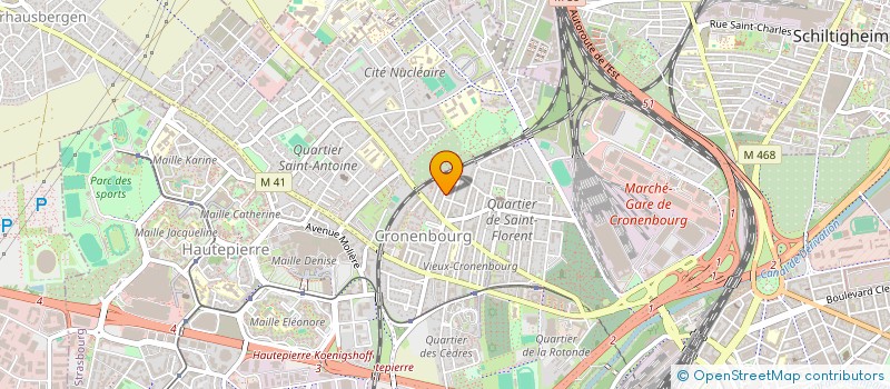 localisation de l'entreprise MONSIEUR MUSTAPHA RIZKI  STRASBOURG