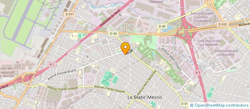 localisation de l'entreprise MONSIEUR MUSTAPHA SADOUNI à LE BLANC-MESNIL