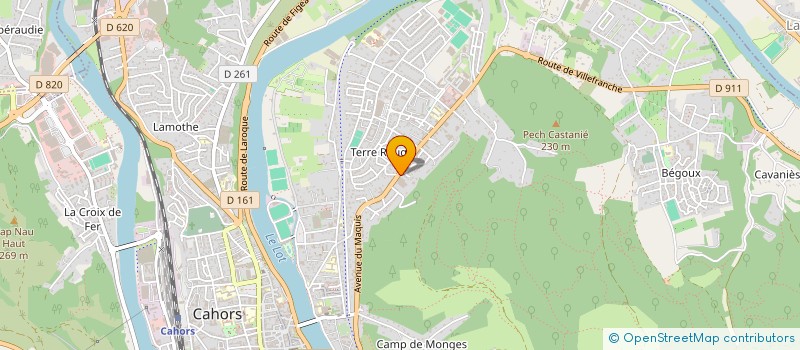 localisation de l'entreprise MONSIEUR MUSTAPHA SAFI  CAHORS