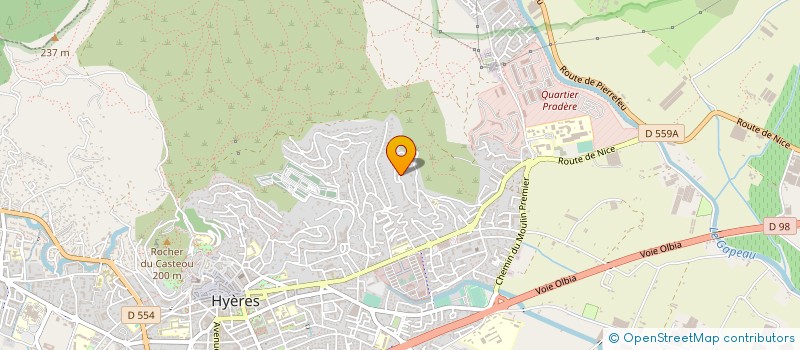 localisation de l'entreprise MONSIEUR MUSTAPHA SAGHIRI  HYERES