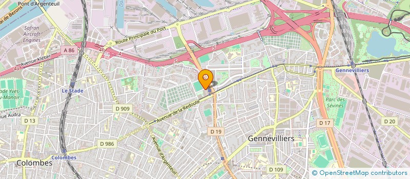 localisation de l'entreprise MONSIEUR MUSTAPHA SASSI  ASNIERES-SUR-SEINE