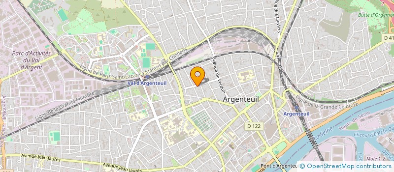 localisation de l'entreprise MONSIEUR MUSTAPHA SAYAH  ARGENTEUIL