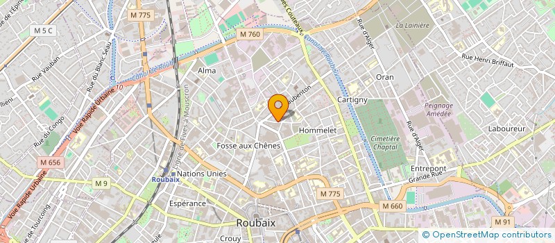 localisation de l'entreprise MONSIEUR MUSTAPHA SELMANE à ROUBAIX