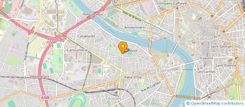 localisation de l'entreprise MONSIEUR MUSTAPHA SOUFI à TOULOUSE