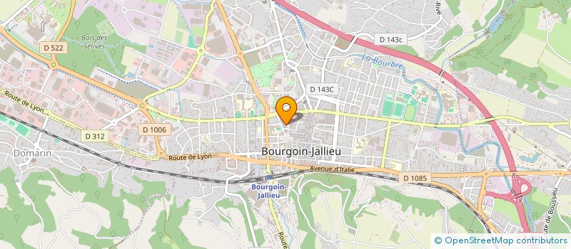 localisation de l'entreprise MONSIEUR MUSTAPHA SOULMANA  BOURGOIN-JALLIEU