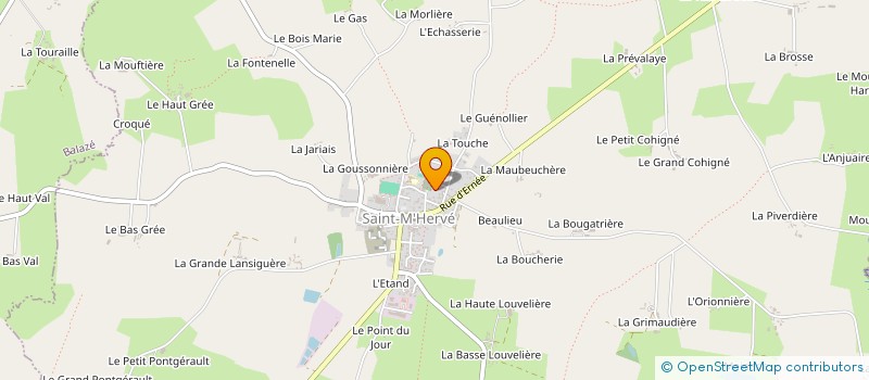 localisation de l'entreprise MONSIEUR MUSTAPHA TEBANE  SAINT-M'HERVE