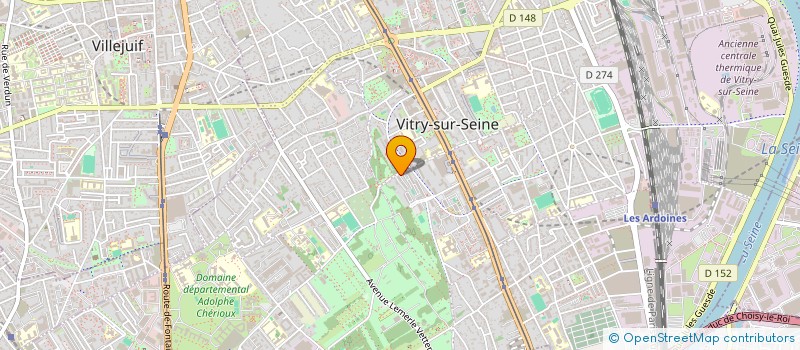 localisation de l'entreprise MONSIEUR MUSTAPHA TIOUCHICHINE à VITRY-SUR-SEINE