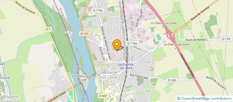 localisation de l'entreprise MONSIEUR MUSTAPHA TOUZANI à LA CHARITE-SUR-LOIRE
