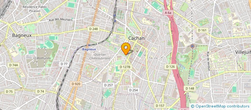 localisation de l'entreprise MONSIEUR MUSTAPHA YARZIZ  CACHAN