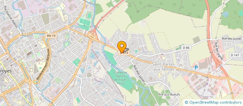 localisation de l'entreprise MONSIEUR MUSTAPHA YASSIN  SAINT-PARRES-AUX-TERTRES