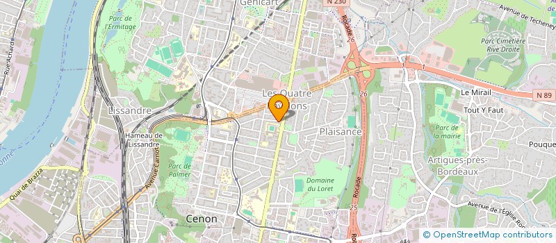 localisation de l'entreprise MONSIEUR MUSTAPHA YAZID  CENON