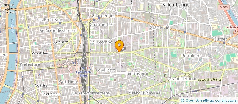 localisation de l'entreprise MONSIEUR MUSTAPHA YILDIZ à VILLEURBANNE