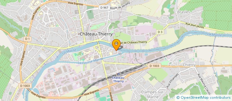 localisation de l'entreprise MONSIEUR MUSTAPHA ZAGHOUR à CHATEAU-THIERRY