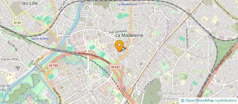 localisation de l'entreprise MONSIEUR MUSTAPHA ZANZEN à LA MADELEINE