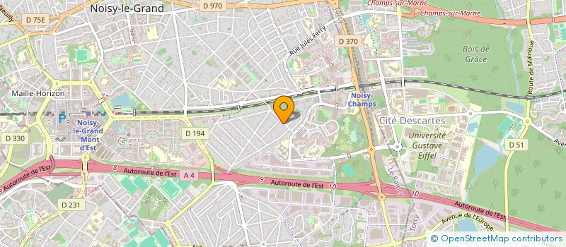 localisation de l'entreprise MONSIEUR MUSTAPHA ZEBIDI  NOISY-LE-GRAND