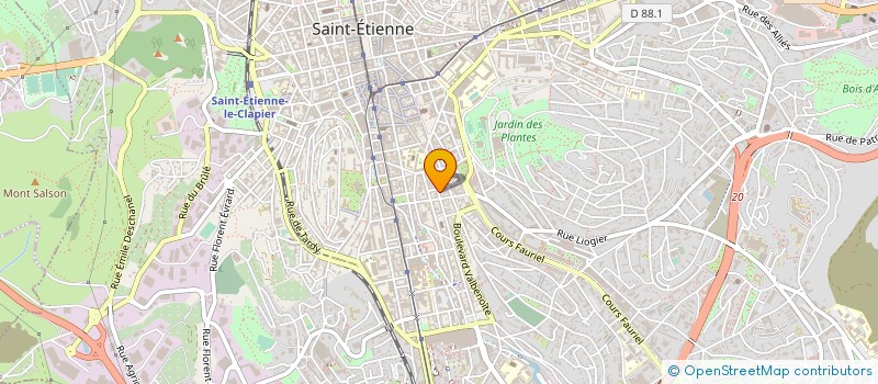 localisation de l'entreprise MONSIEUR MUSTAPHA ZEROUALI  SAINT-ETIENNE