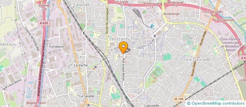 localisation de l'entreprise MONSIEUR MUSTEPHA LASSAR  TOULOUSE