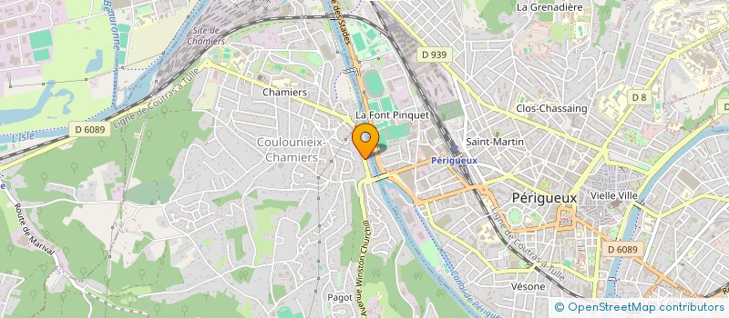 localisation de l'entreprise MONSIEUR MUTAZ HASAN GUMA  COULOUNIEIX-CHAMIERS