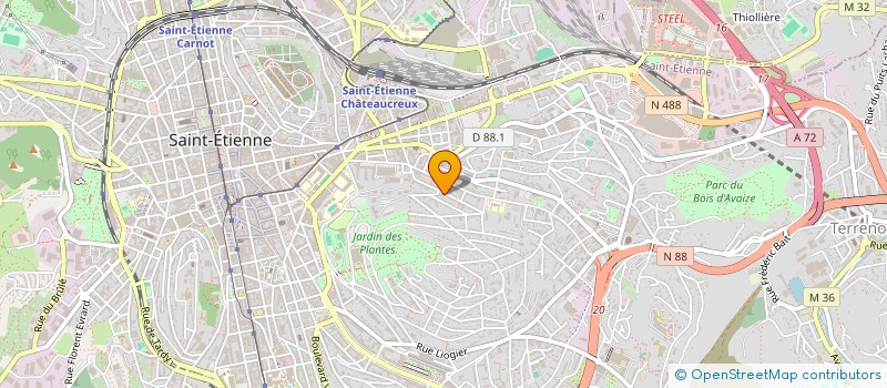 localisation de l'entreprise MONSIEUR MUTTALIP SAHINBAS  SAINT-ETIENNE