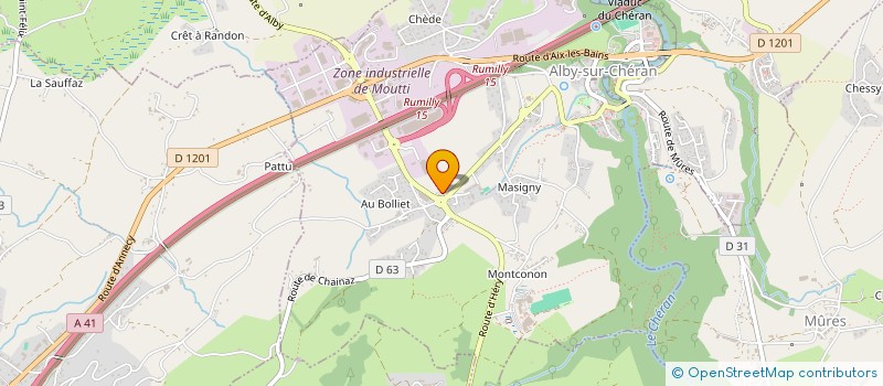 localisation de l'entreprise MONSIEUR MUZAFER HASAJ  ALBY-SUR-CHERAN