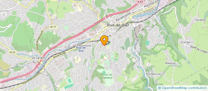 localisation de l'entreprise MONSIEUR MUZAFFER ACIKGOZ  RIVE-DE-GIER