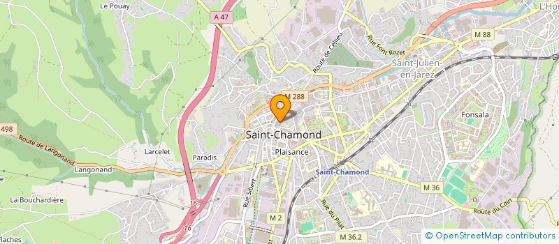 localisation de l'entreprise MONSIEUR MUZAFFER SAL  SAINT-CHAMOND