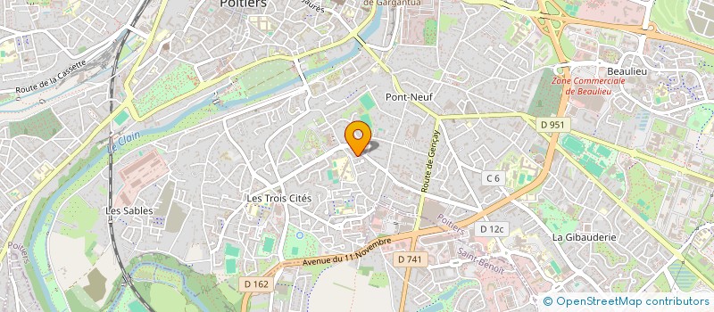 localisation de l'entreprise MONSIEUR MUZAMIL HAKIMI  POITIERS