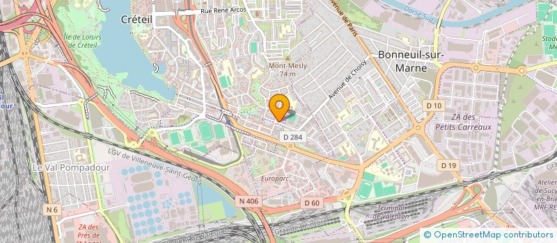 localisation de l'entreprise MONSIEUR MVEMBA LELO  CRETEIL