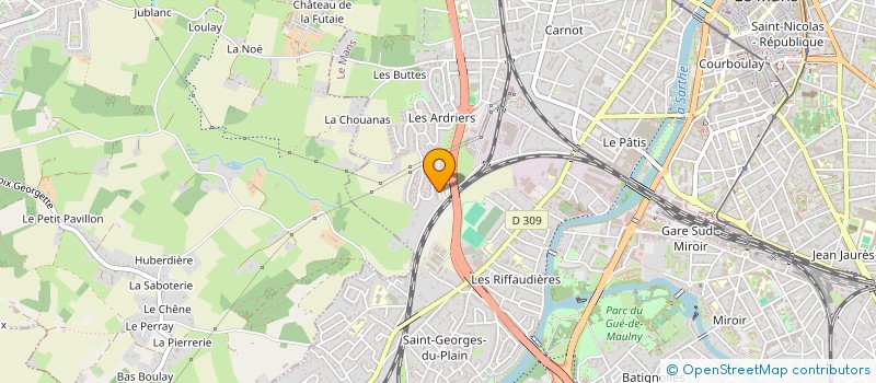 localisation de l'entreprise MONSIEUR MVOUANDI MOUKANDA-MVOUANDI  LE MANS