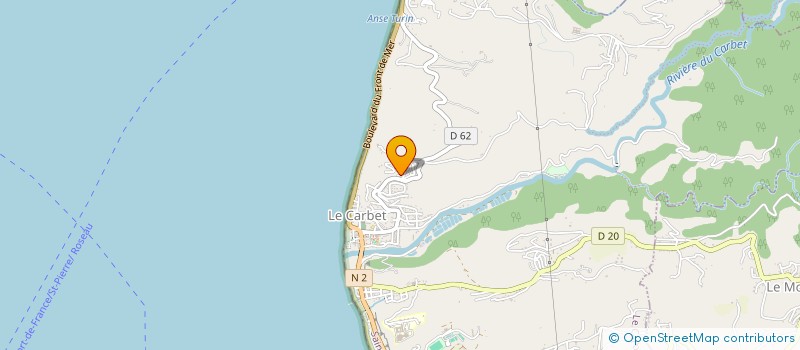 localisation de l'entreprise MONSIEUR MYCKAEL MATIME  CARBET