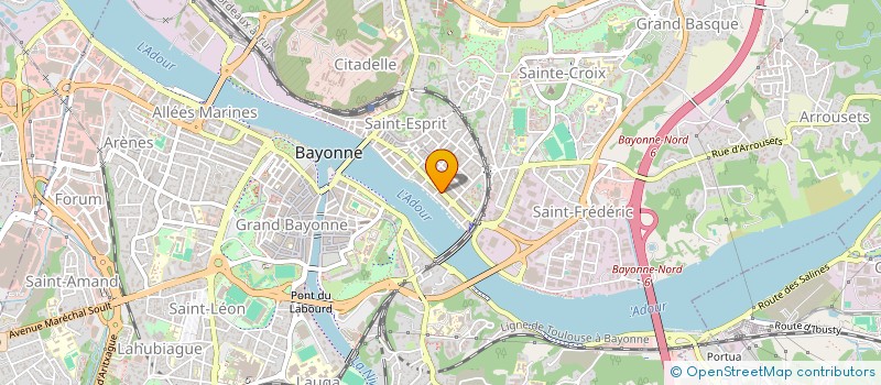 localisation de l'entreprise MONSIEUR MYKE MARTIN  BAYONNE