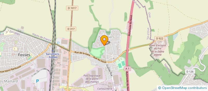 localisation de l'entreprise MONSIEUR MYKE POUPON  SURVILLIERS