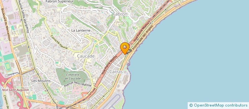 localisation de l'entreprise MONSIEUR MYKHAILO BESSAGA à NICE