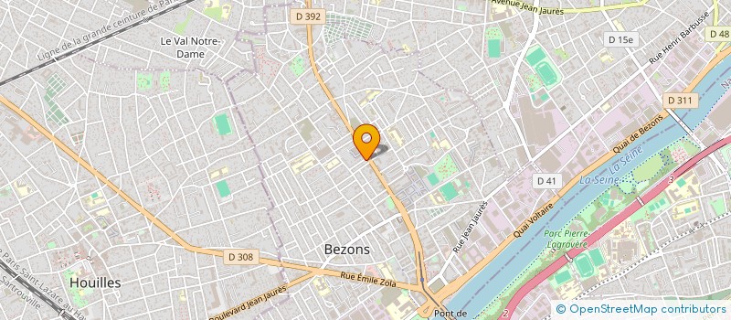 localisation de l'entreprise MONSIEUR MYKHAILO LAZARESKU  BEZONS