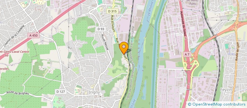 localisation de l'entreprise MONSIEUR MYKOLA KRECHKIVSKYI  IRIGNY