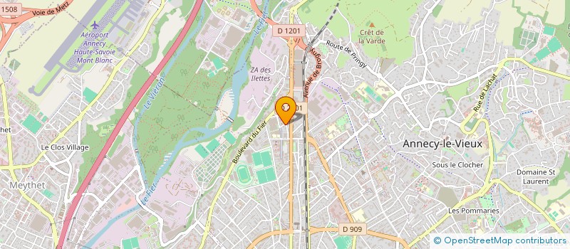 localisation de l'entreprise MONSIEUR MYKOLA ODNOVIOUNOV  ANNECY