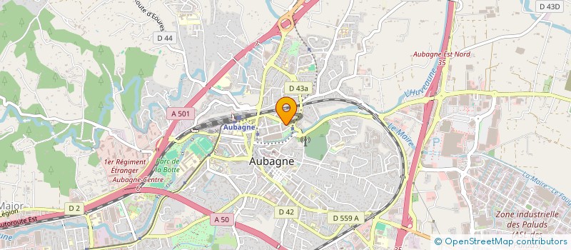 localisation de l'entreprise MONSIEUR MYLAN CASSAR  AUBAGNE