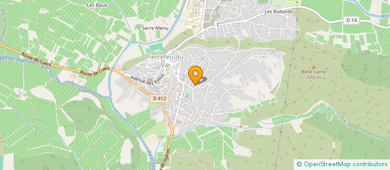 localisation de l'entreprise MONSIEUR MYRIAM BARNEL  PIERREFEU-DU-VAR