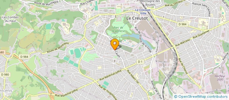 localisation de l'entreprise MONSIEUR MYRON BINCZAK à LE CREUSOT