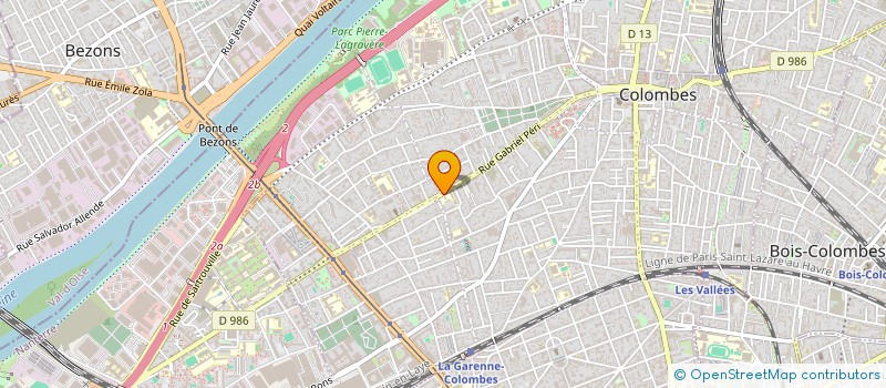 localisation de l'entreprise MONSIEUR MYRON BRODEMESTRE  COLOMBES