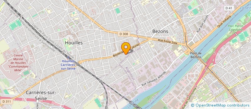 localisation de l'entreprise MONSIEUR MYRON SCHERRER  HOUILLES