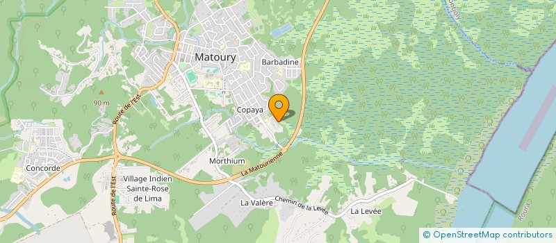 localisation de l'entreprise MONSIEUR MYRTO TEROSIER  MATOURY