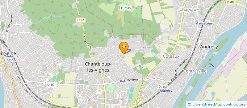 localisation de l'entreprise MONSIEUR MYVEN CHATELIN à CHANTELOUP-LES-VIGNES