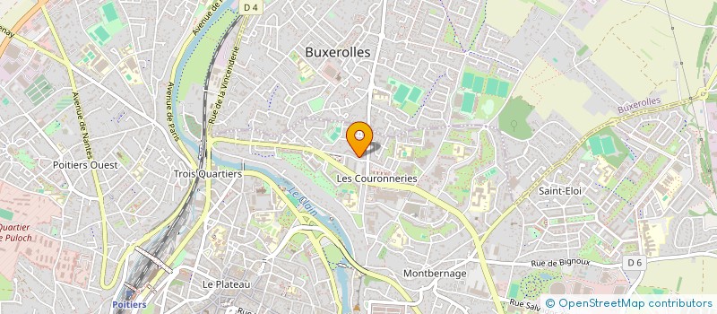 localisation de l'entreprise MONSIEUR MZE ABDALLAH  POITIERS