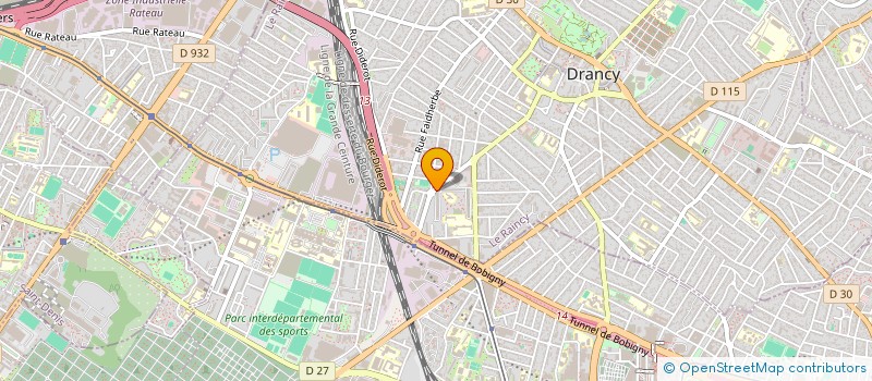 localisation de l'entreprise MONSIEUR MZE ALI NAOUIRI MOHAMED à DRANCY