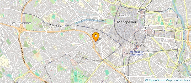 localisation de l'entreprise MONSIEUR N'AMORY DOSSO à MONTPELLIER
