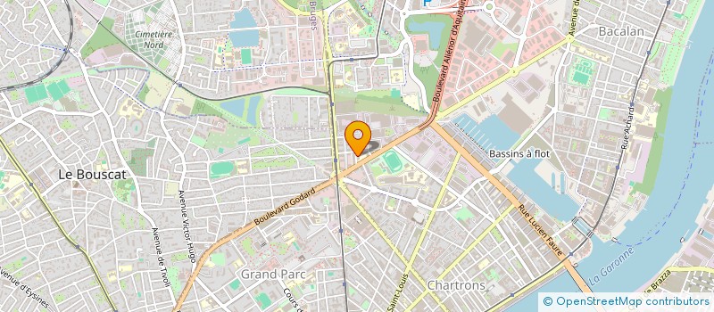 localisation de l'entreprise MONSIEUR N DAME DIAGNE  BORDEAUX