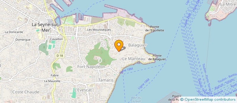 localisation de l'entreprise MONSIEUR N'DATINGLON MONTEIRO à LA SEYNE-SUR-MER