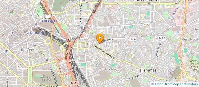 localisation de l'entreprise MONSIEUR N DEMETYPI MENDY à LILLE
