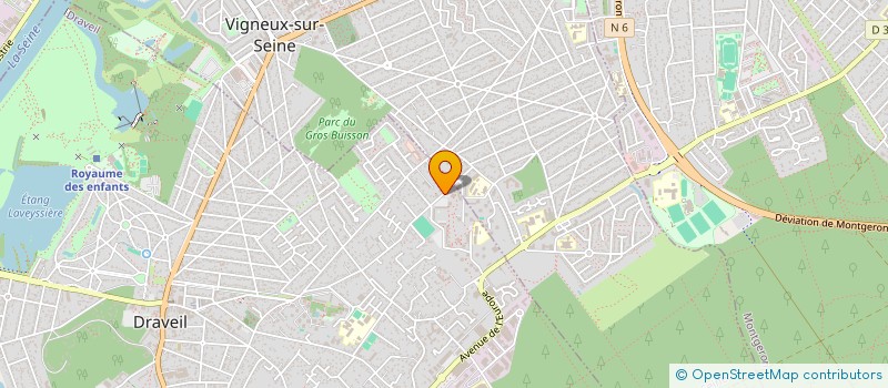 localisation de l'entreprise MONSIEUR N'DERY DIOP à DRAVEIL